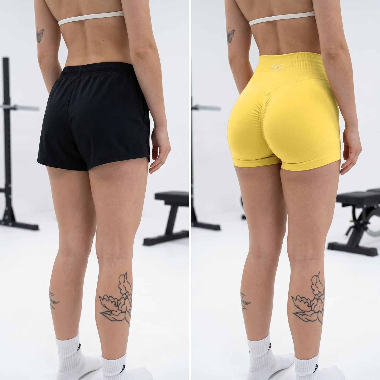 Comparativa short normal frente al Short WiselCompany