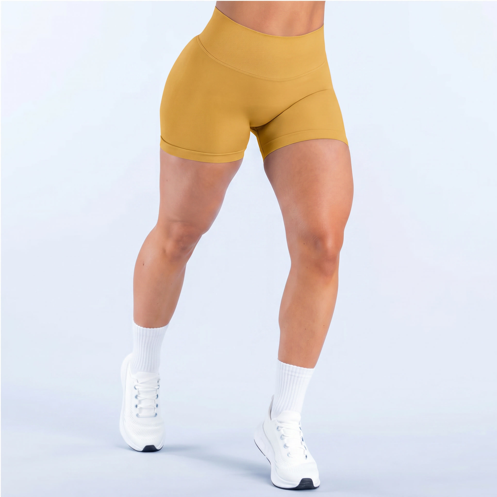 Sculpt Short amarillo Wisel, vista frontal